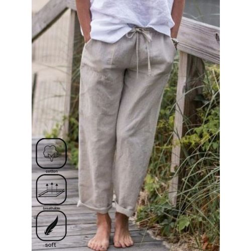 Casual Pocket Stitching Loose Pants