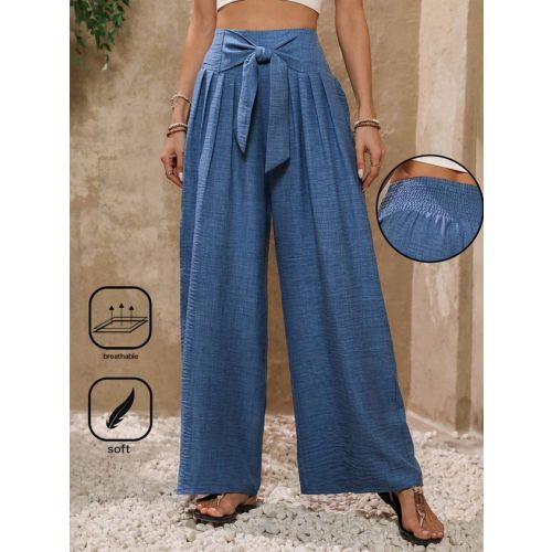 Casual Scramble Loose Plain Pants